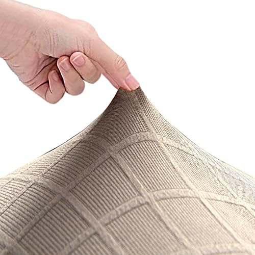 KELUINA Wingback Chair Covers Set of 2 Khaki