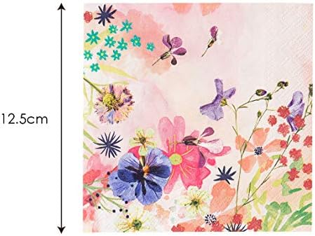 Talking Tables Blossom Floral Napkins Pack of 20 Pink