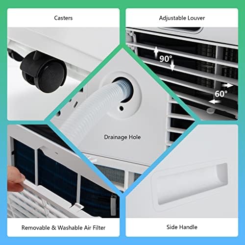 ARLIME 10000 BTU Portable AC Unit with Fan and Dehumidifier