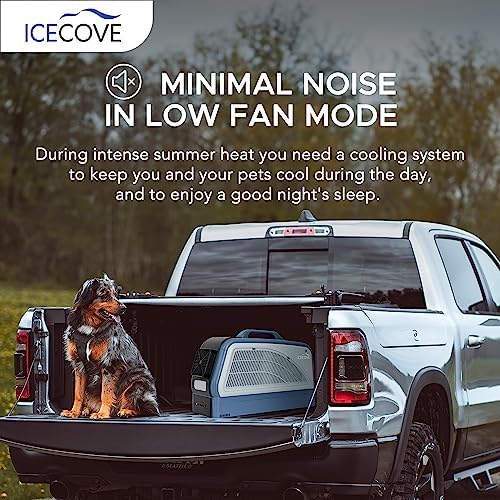 IceCove Portable Air Conditioner 2500BTU Fast Cooling Blue