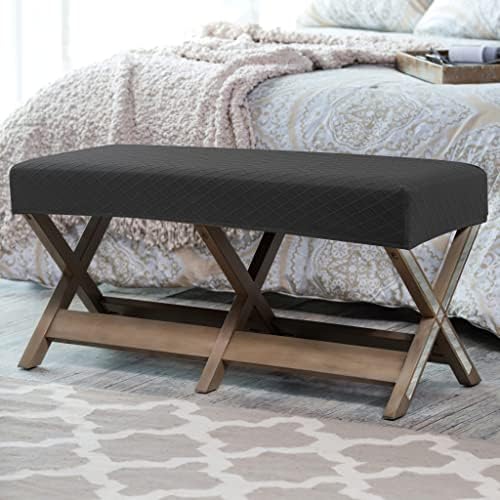 Waterproof Dining Bench Cover Black