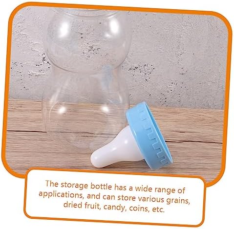 2Pcs Transparent Candy Storage Jars for Party Favors and Treats