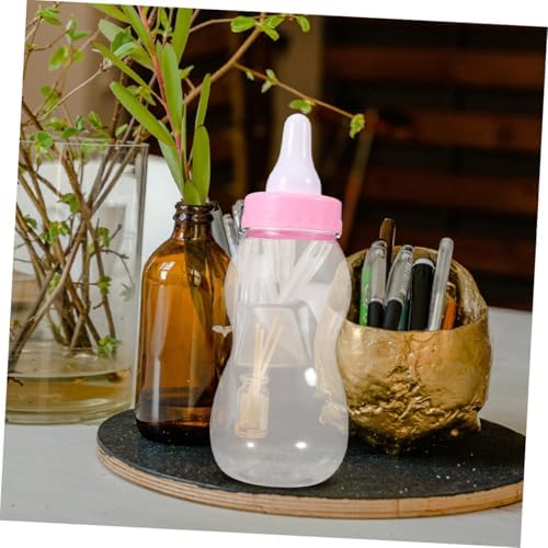2pcs Transparent Storage Bottles for Snacks Candy and Party Favors