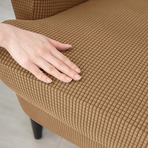 Chickwin Stretch Wingback Chair Slipcover White 2 Piece