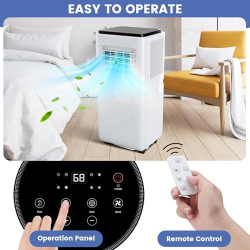 Jojoka 10000 BTU Portable AC Unit with Remote Control