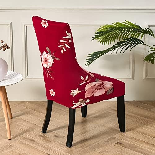 2PCS Stretch Wingback Chair Covers for Dining Room Decor