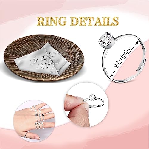Boho Wildflower Bridal Shower Game with 50 Fake Rings