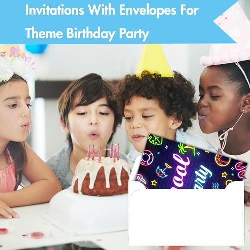 30 Pool Birthday Invitations with Envelopes Summer Theme Party