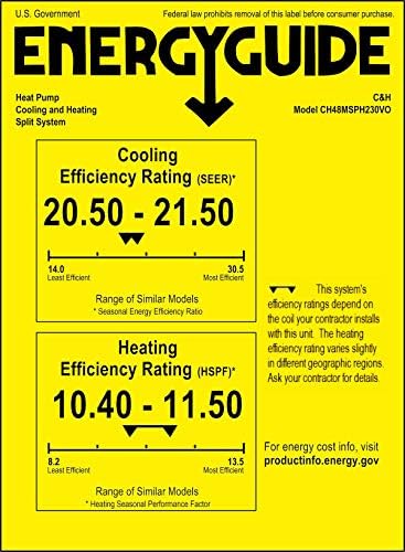 Cooper Hunter 48000 BTU Quad 4 Zone Mini Split Heat Pump System