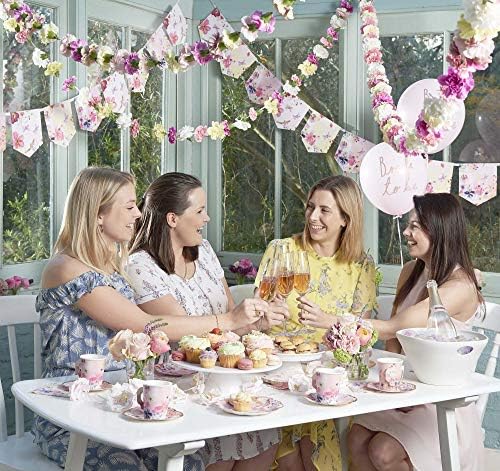 Talking Tables Blossom Floral Napkins Pack of 20 Pink