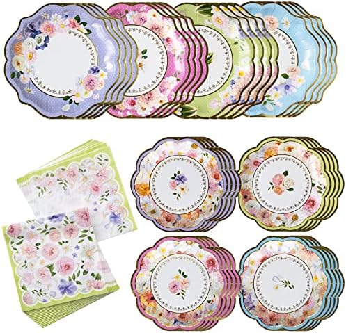 Kate Aspen Tea Party Decor Set 62 Pieces 16 Guests