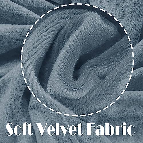 Velvet Swivel Armrest Curved Back Chair Cover 1 Pack