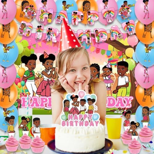 42Pack Gracies Birthday Party Decoration Set