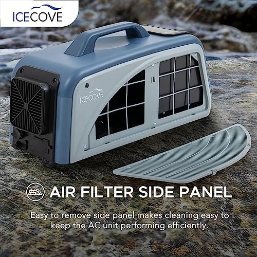IceCove Portable Air Conditioner 2500BTU Fast Cooling Blue