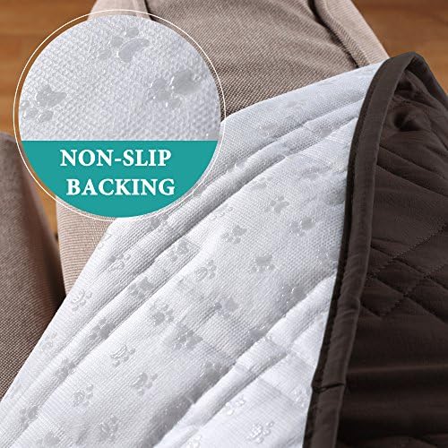 Turquoize Waterproof Sofa Slipcover for Pets and Kids 68 Brown