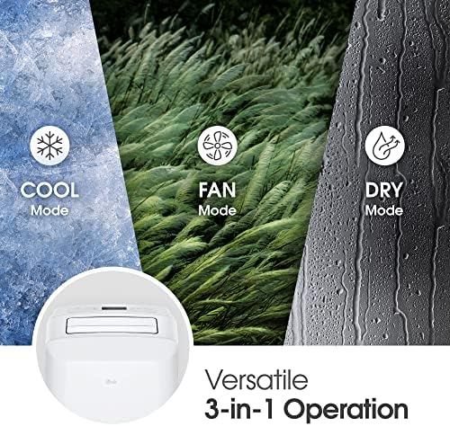 LG 6000 BTU Portable Air Conditioner for Small Rooms