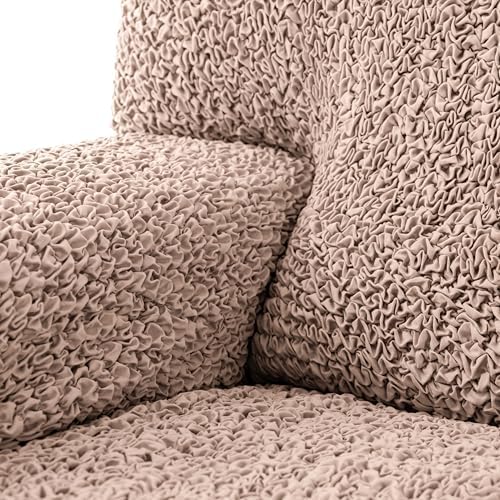 PAULATO BY GAICO Sofa Slipcover - Stretch Fit - Soft Polyester - Blush Taupe