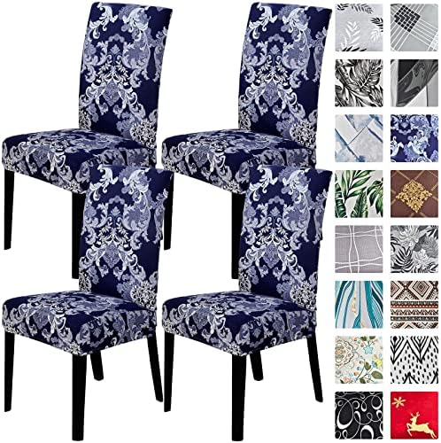 Dining Chair Covers Set of 4 Stretchable Parson Chair Slipcovers