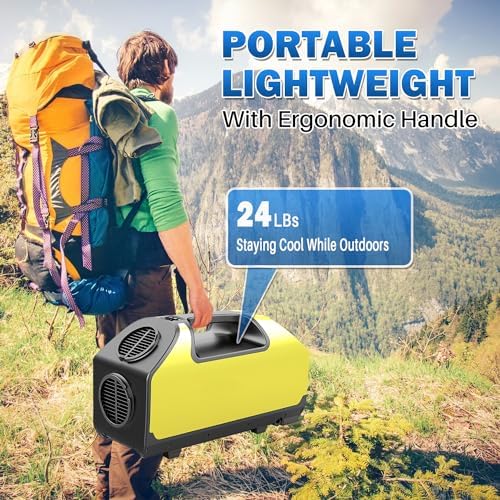 Mieligo 24V Portable Tent Air Conditioner 360W